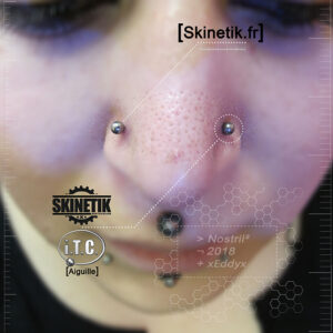 High Nostril Piercing