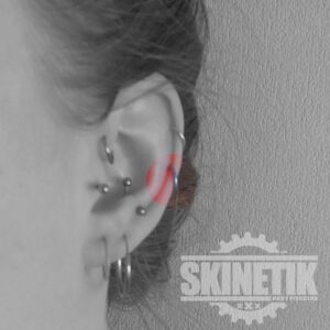 Mid Helix Piercing